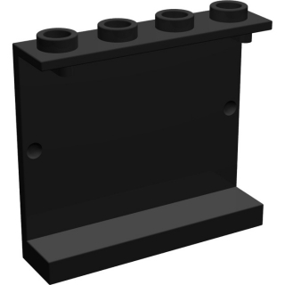 Lego panel, zeď 1x4x3, černá (421526, 4105207)
